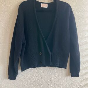 Pendleton Women's Black Cardigan Sweater